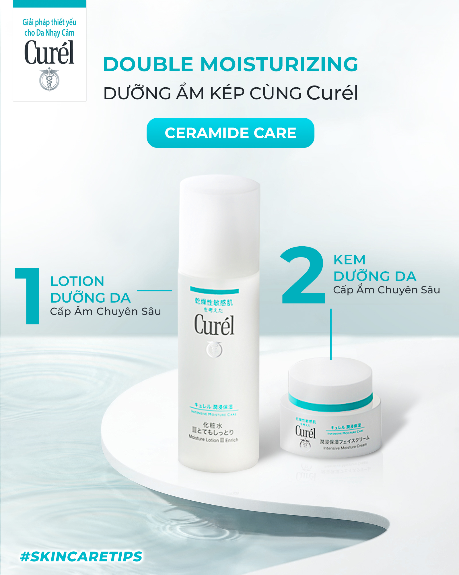 Lotion Dưỡng Da Cấp Ẩm Chuyên Sâu II Curel Intensive Moisture Care Lotion II (150ml)