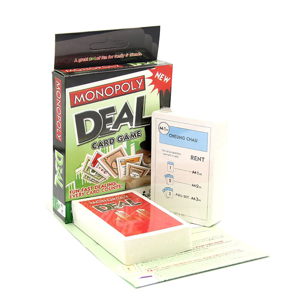 Bộ Thẻ Bài Board Game Cờ Tỷ Phú Monopoly Deal Độc Đáo