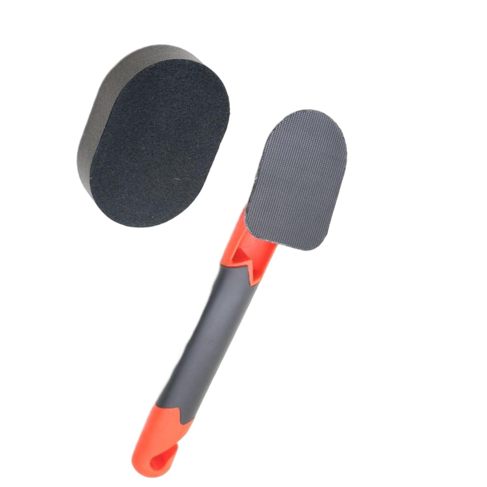 Car Applicator Cleaning Tools Non Slip Handle Washable Reusable