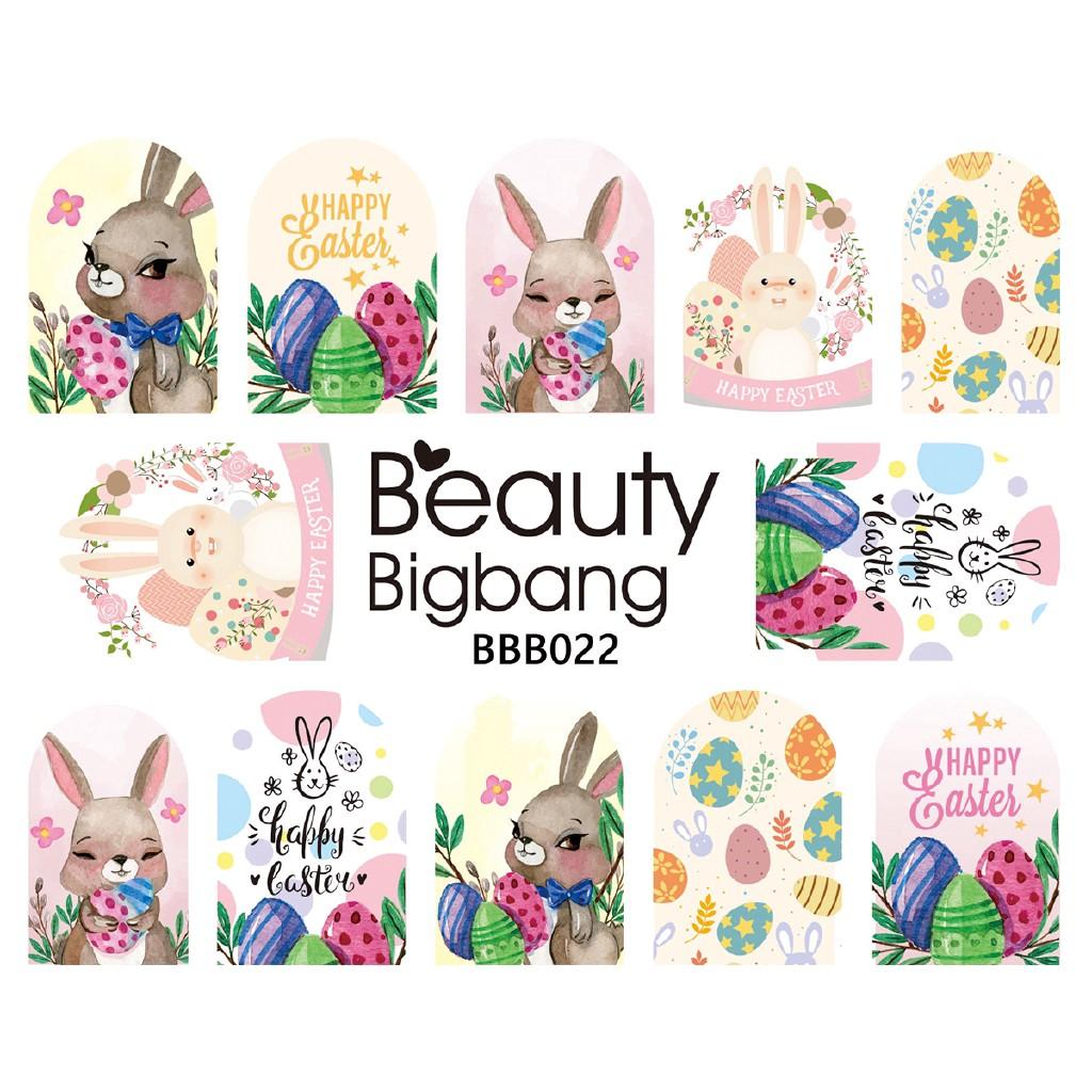 Tấm sticker dán trang trí móng tay beautybigbang