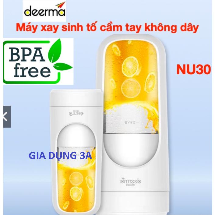 Máy xay sinh tố cầm tay không dây DEM-NU30 pin sạc tiện lợi - SHOP ĐẶC BIỆT