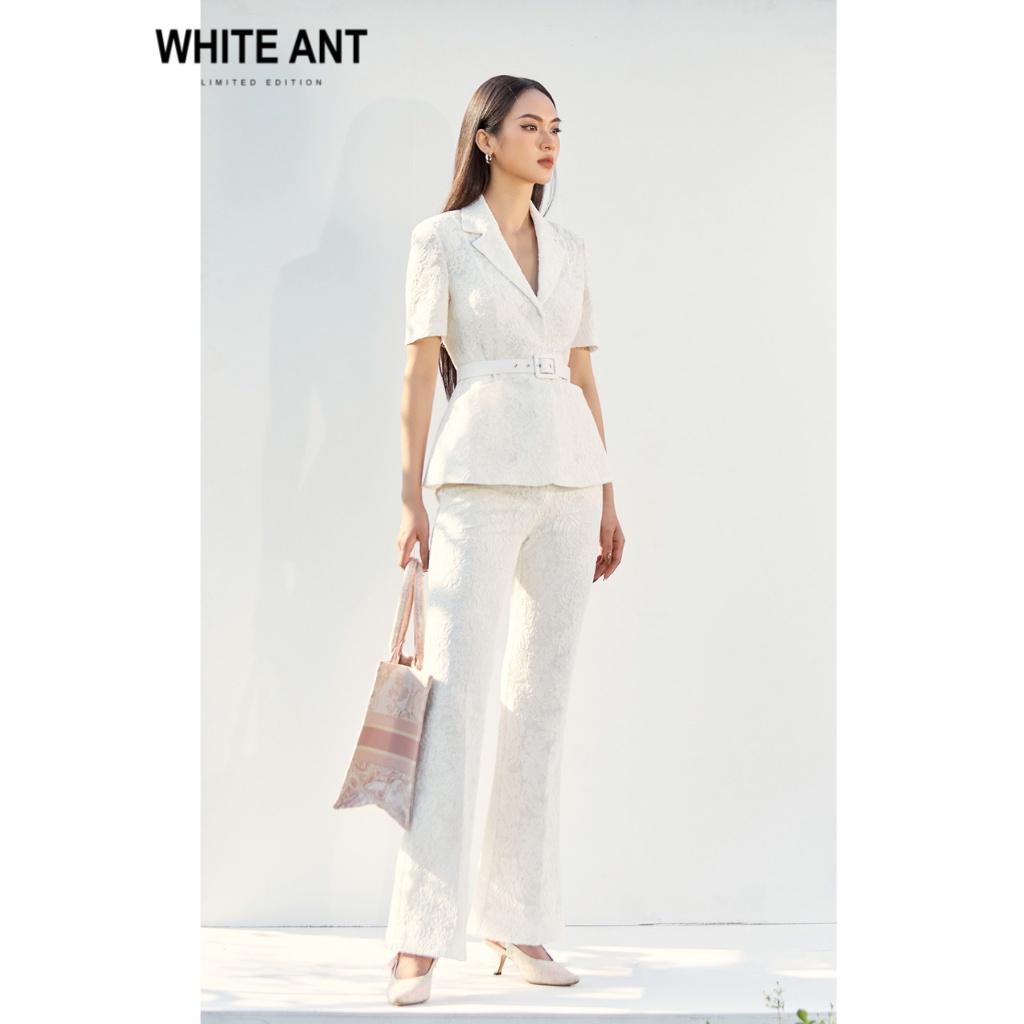 Quần Ống Vẩy Nữ WHITE ANT KEELY FLARE TROUSERS Thiết Kế Tôn Dáng, Chất Liệu Vải Ren Chỉ Cotton Cao Cấp 160200077