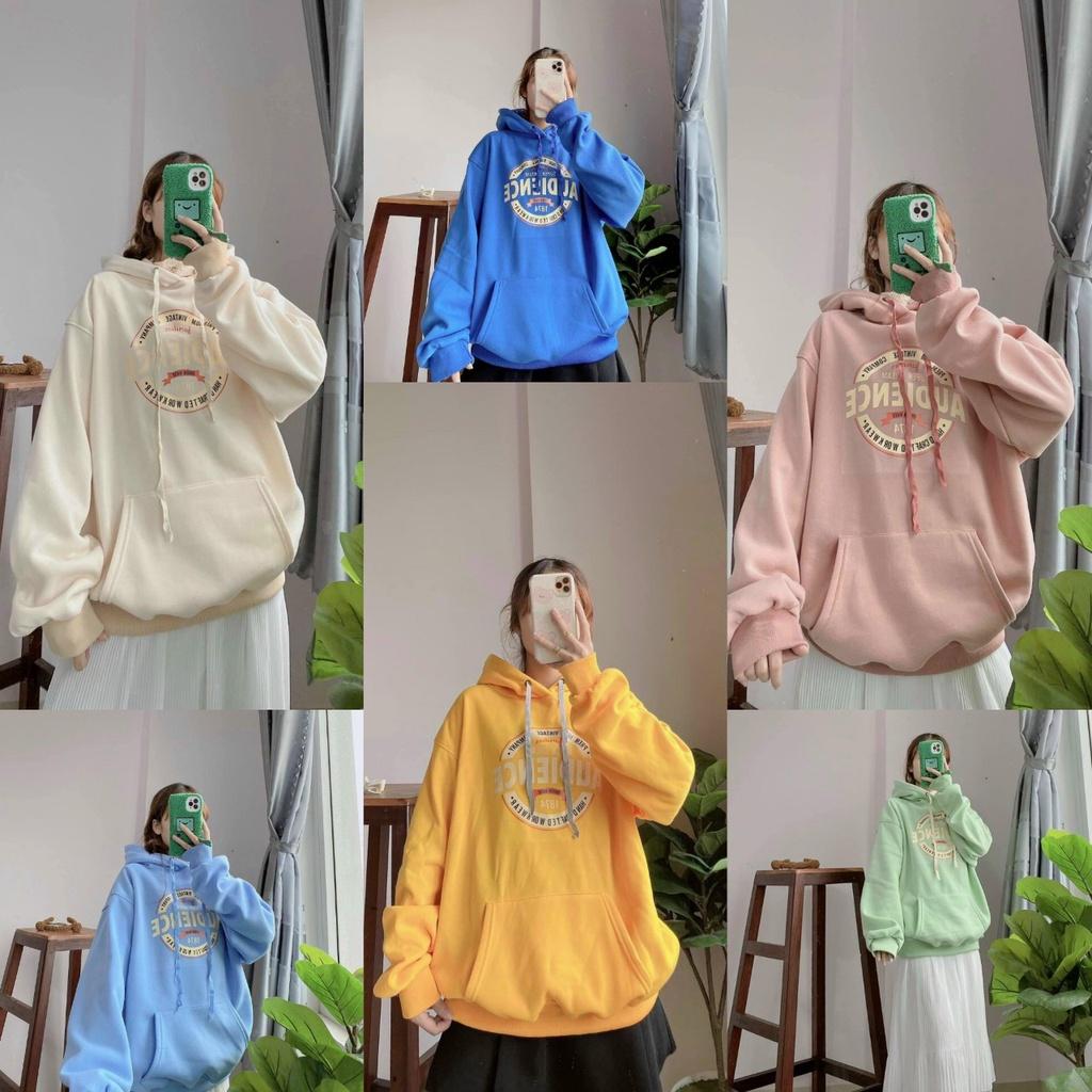 Hình ảnh Áo Hoodie Nam Nữ AUDI, Áo sweater form rộng tay phồng unisex cực đẹp,Áo sweater nỉ nam nữ from rộng Unisex chất nỉ ngoại 2 lớp dày dặn