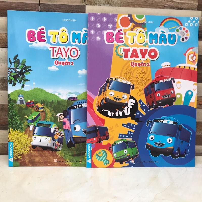 Set 4 tập tô màu TAYO