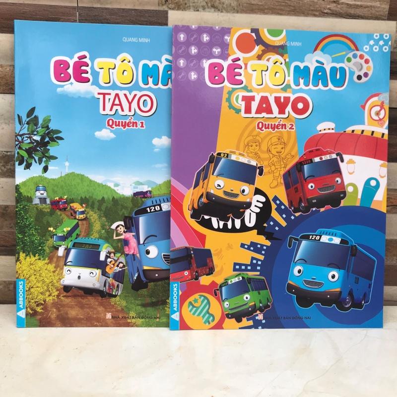 set 4 tập tô màu TAYO