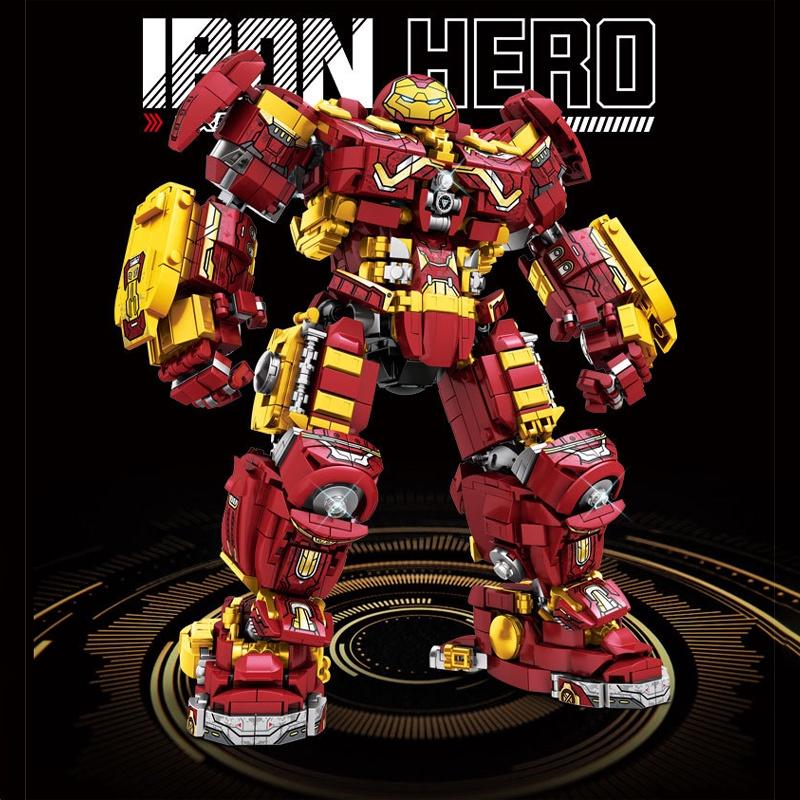 Đồ chơi Lắp ráp Hulkbuster MK44, LY76079 Marvel Superheroes, Xếp hình thông minh, Mô hình người máy