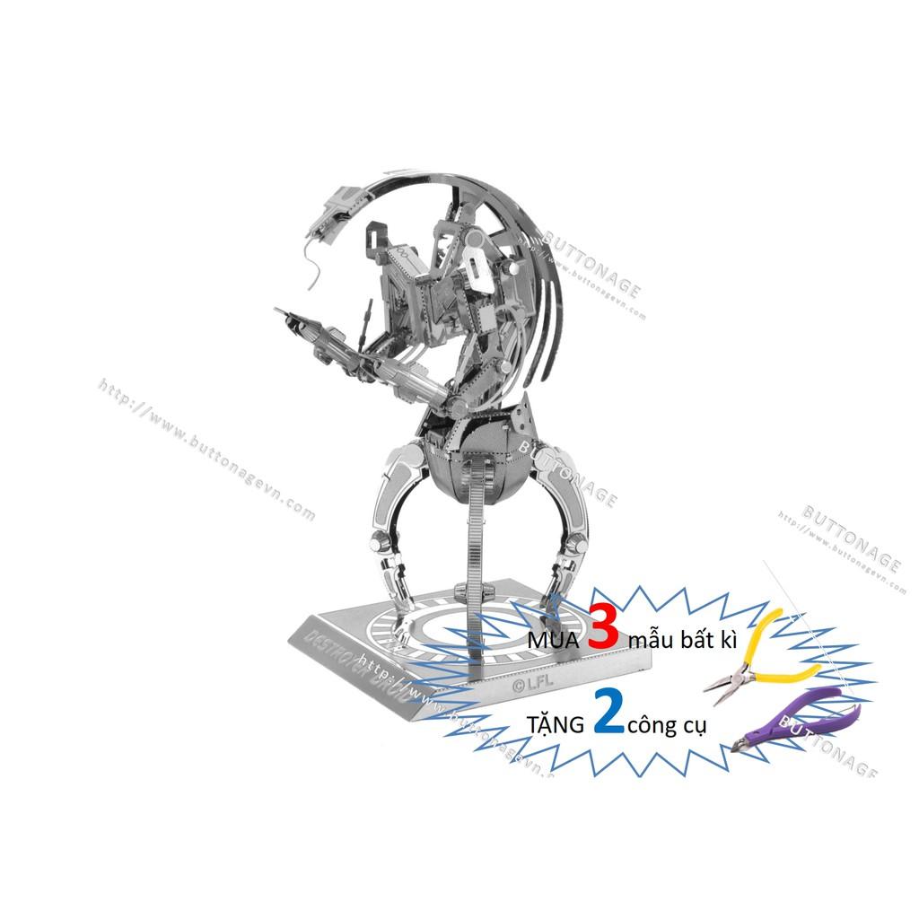 Mô Hình Lắp Ráp 3d Robot vũ trang P-Series Destroyer Droid