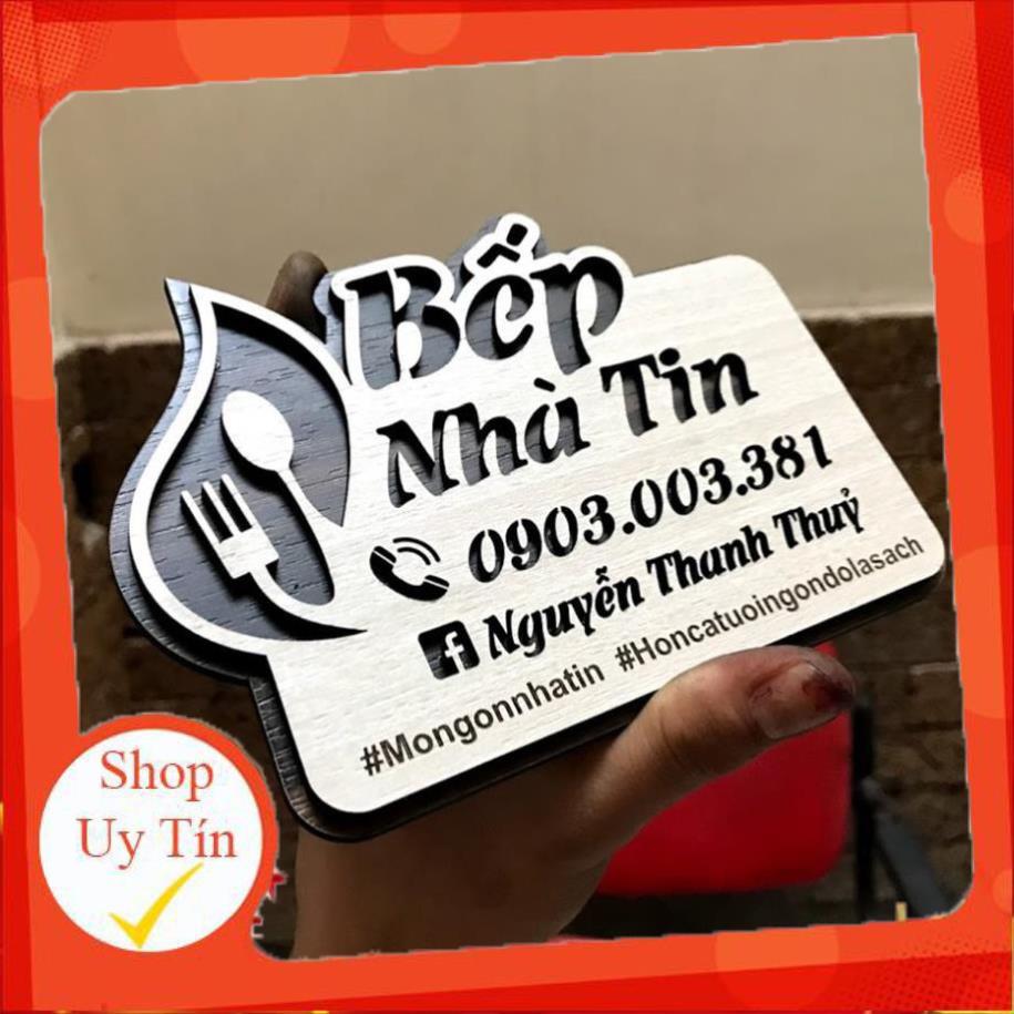 Bảng gỗ tên shop mini (đạo cụ chụp ảnh) chúng tôi thiết kế theo yêu cầu