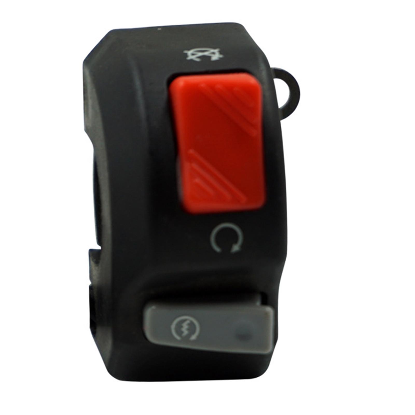 22mm Motorcycle Engine Stop Start Switch ON OFF Button for ATV Scooter Quad