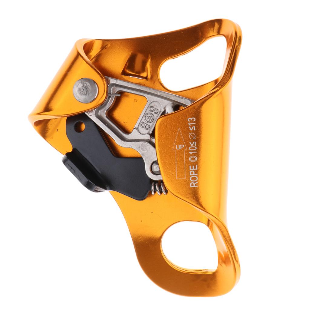 10kn Right/Left Hand Ascender with Free Decal for Outdoors Tree Rock Climbing Mountaineering