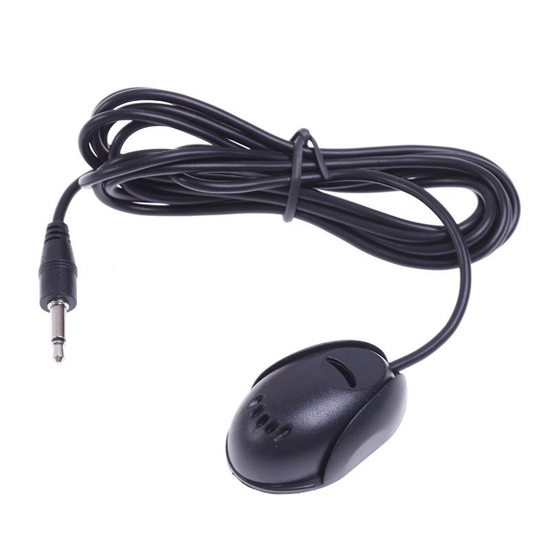 Mini Có Dây 3.5Mm Dán Loại Micro Bên Ngoài Âm Thanh Xe Hơi Mic Cho Laptop DVD Radio Stereo Người Chơi Cuộc Họp Loa