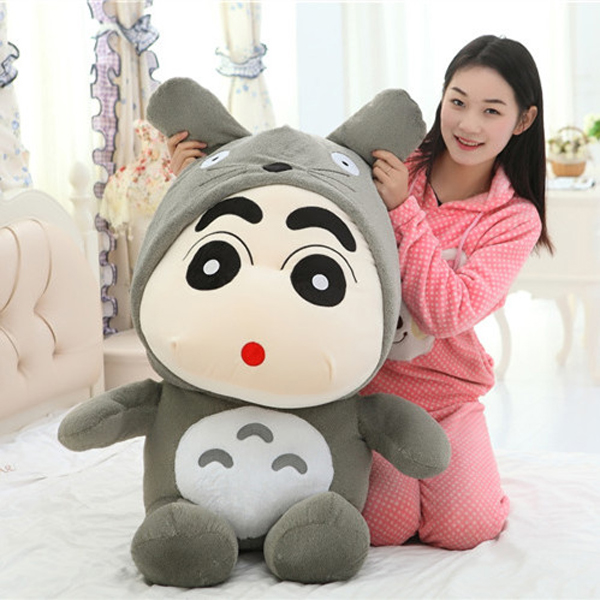 Gấu Bông Shin Totoro (70 Cm) Gb06 (Tặng 1 Đèn Led 8 Bóng Siêu Sáng Cắm Cổng Usb)