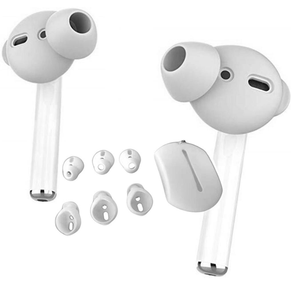 6 Pairs Silicone Earbuds Cover Tips Replacement Ear Buds for