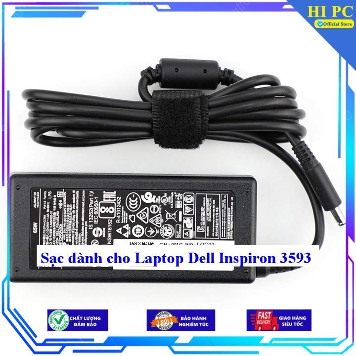 Sạc dành cho Laptop Dell Inspiron 3593 - Kèm Dây nguồn - Hàng Nhập Khẩu