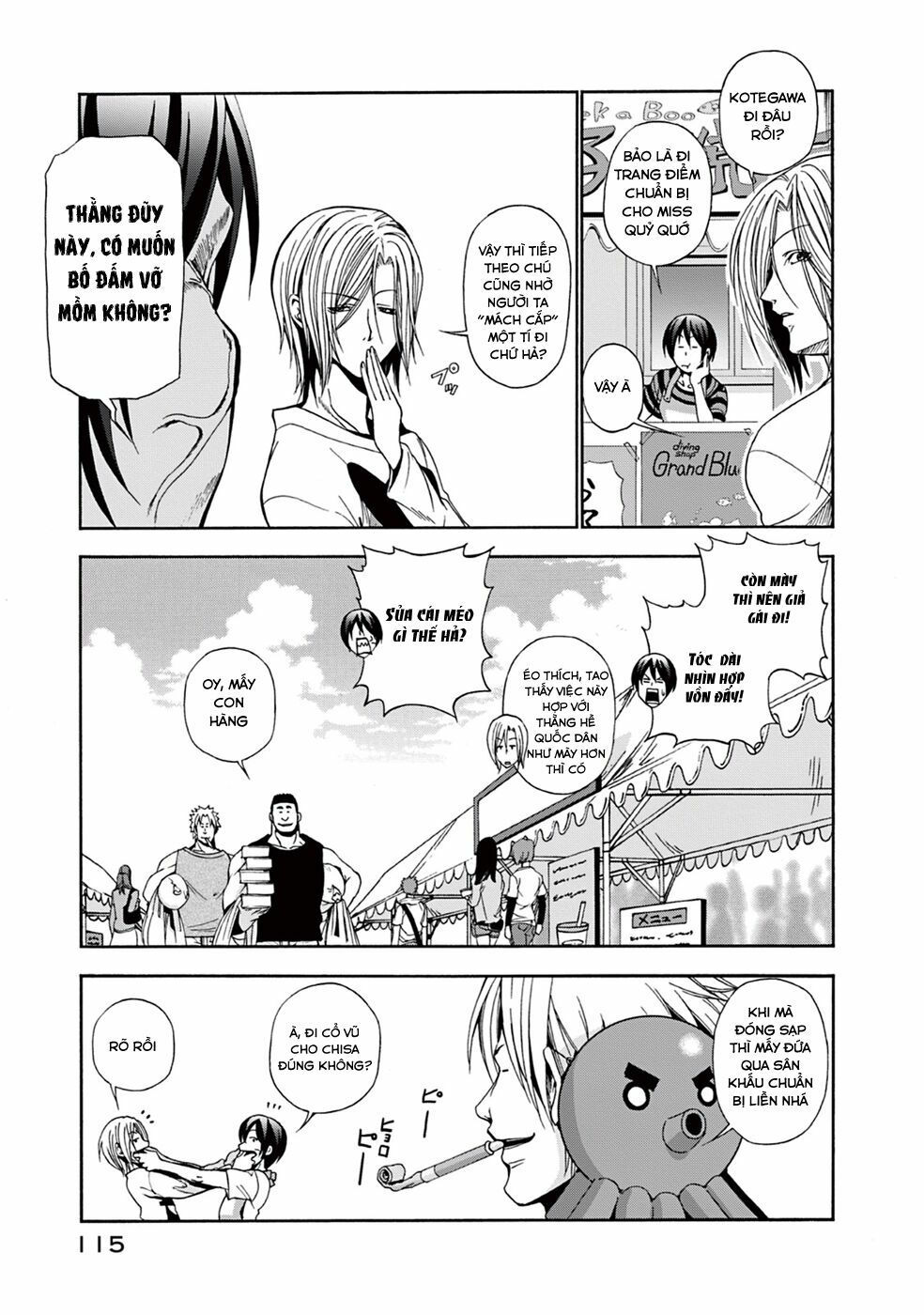 cô gái thích lặn - grand blue chapter 7 26