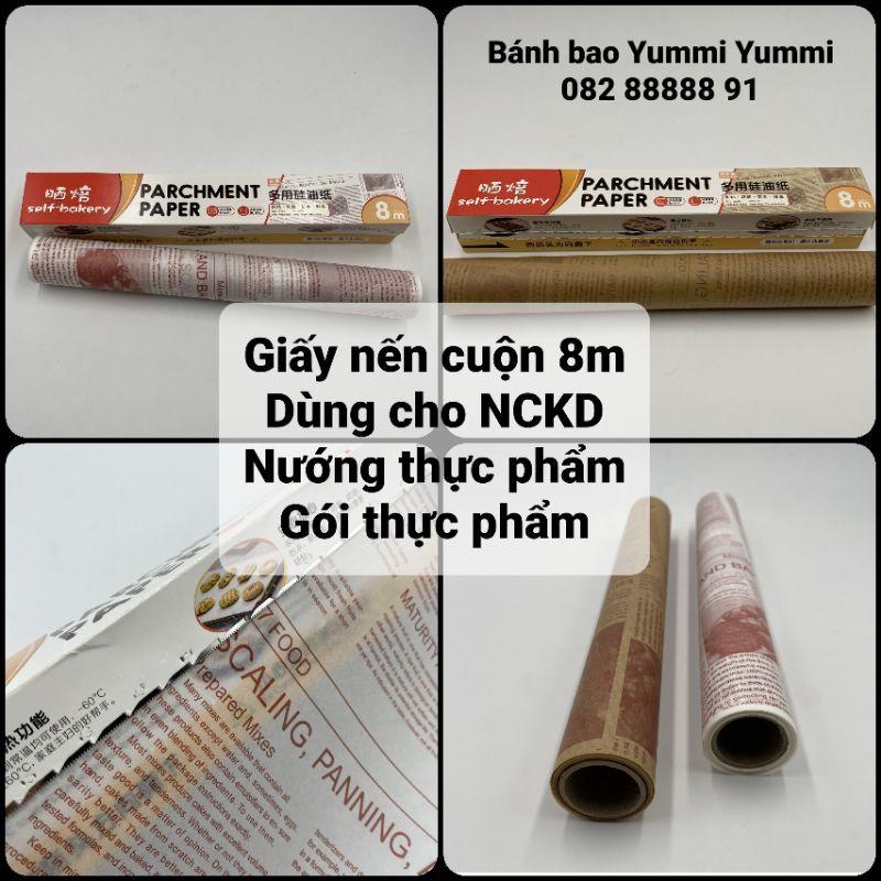 Giấy nến in họa tiết cuộn 30cm x 8m