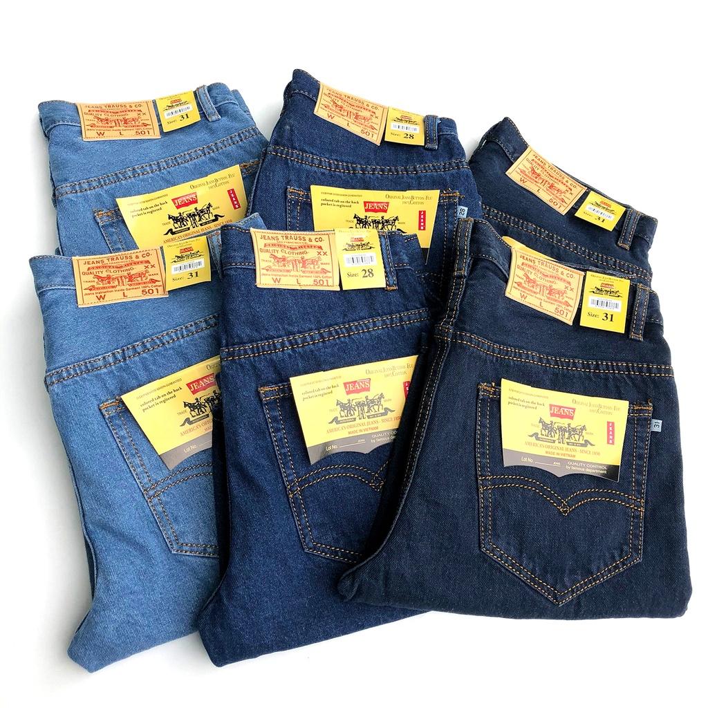 Quần Short Jean Nam Phom Xuông Không Co Dãn Bền Màu Không Lỗi Thời Phù Hợp Nhiều Lứa Tuổi