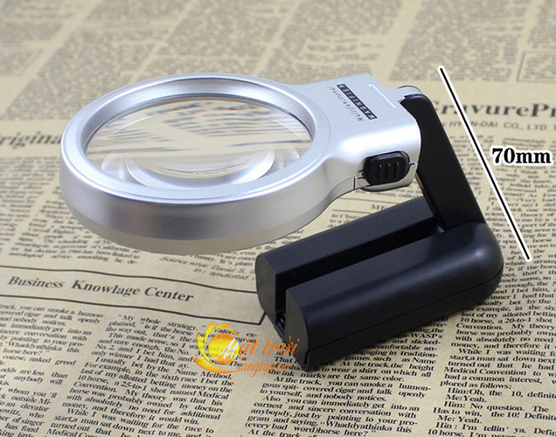 Kính lúp cầm tay kiêm để bàn 3in1 có đèn LED