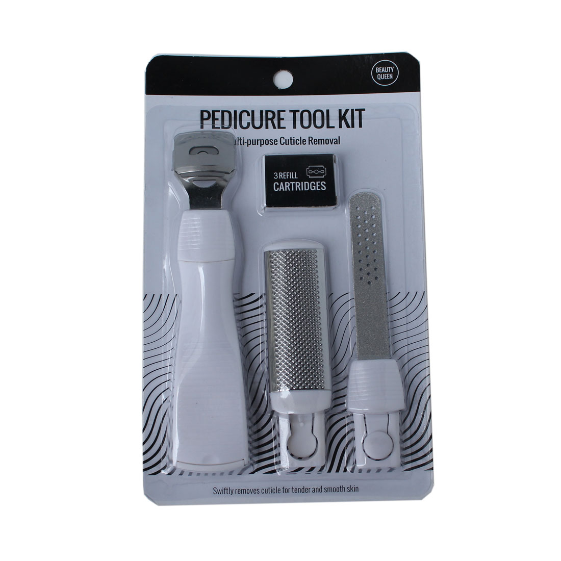 Bộ dụng cụ chà gót chân, cắt chai chân,nạo gót chân, chăm sóc bàn chân Multi-purpose Cuticle Removal Pedicure Tool Kit thiết kế Nhật Bản- MNS040