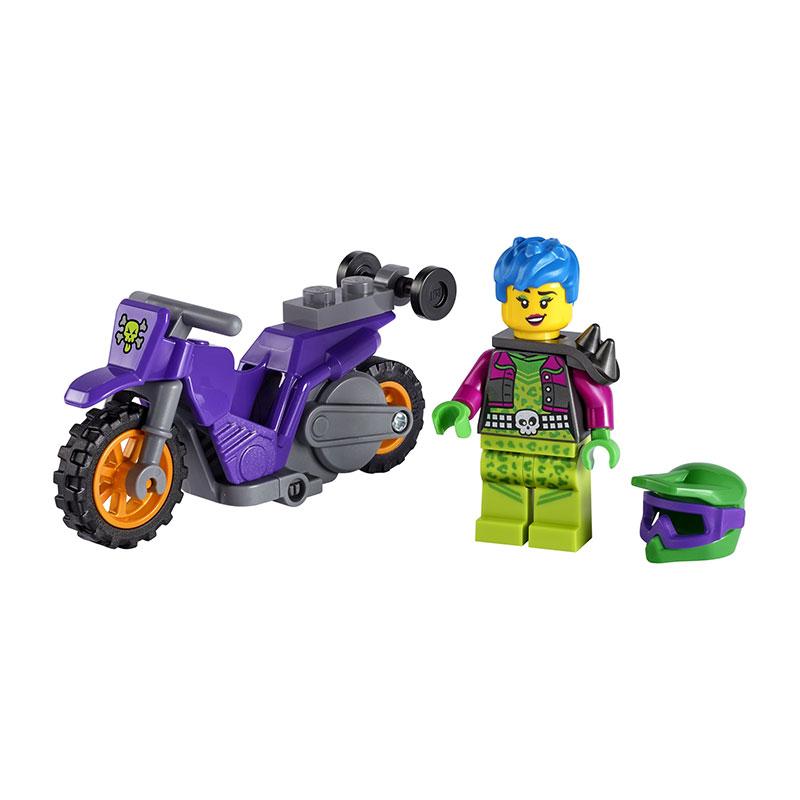 Đồ Chơi LEGO CITY Xe Đua Mô Tô Của Wheelie 60296