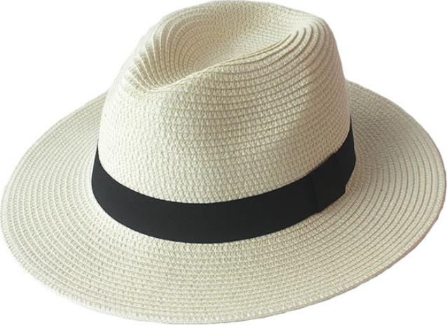 Mũ fedora nam thời trang, nón phớt cói vành rộng nam cao cấp