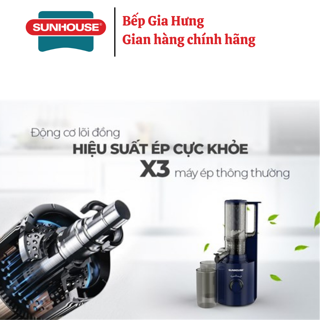 Máy ép chậm hoa quả Sunhouse SHD5512 - Hàng chính hãng