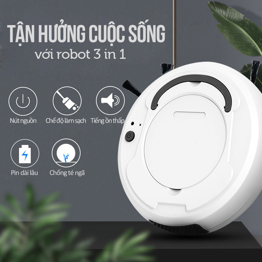 Robot Hút Bụi, Lau Nhà Thông Minh OB8