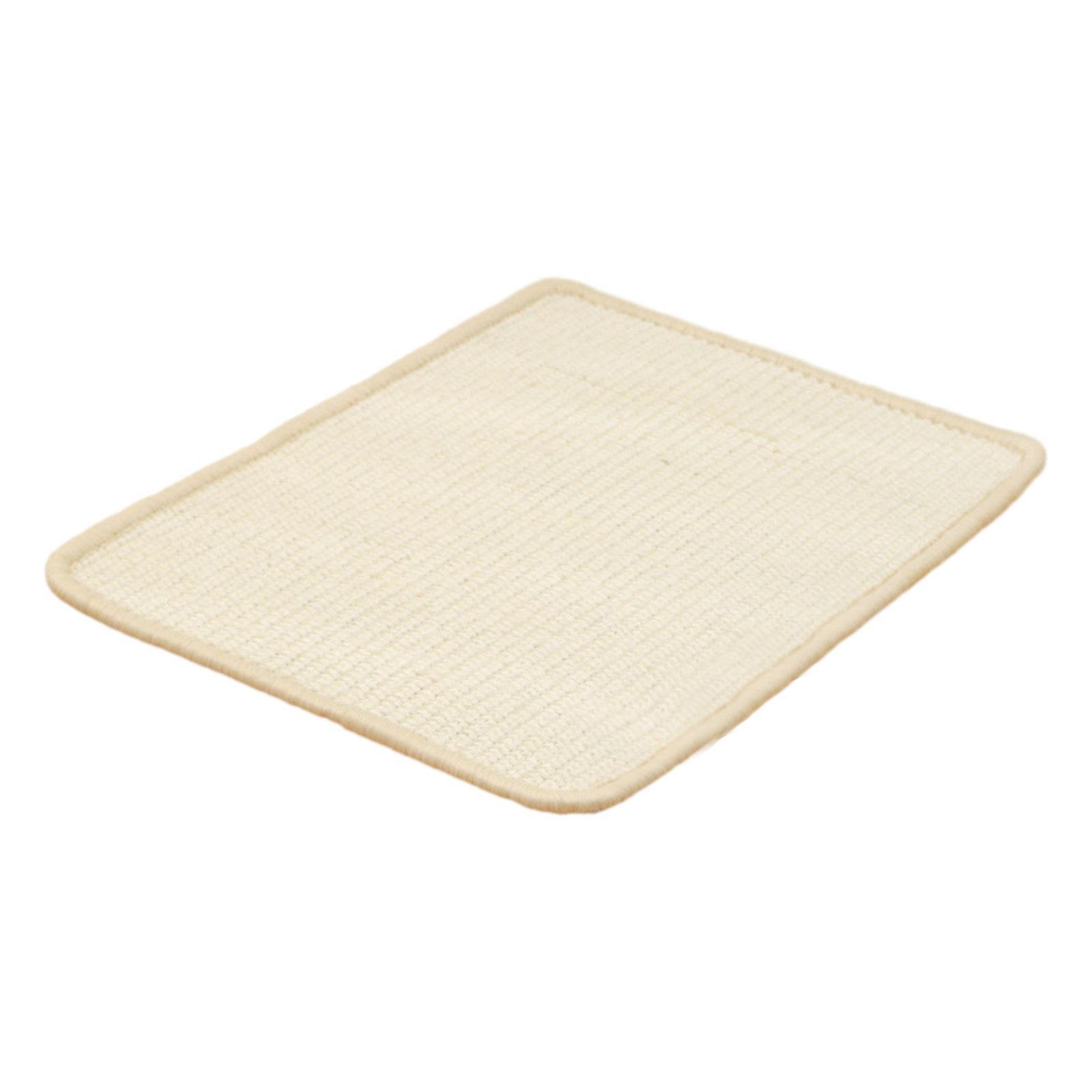 Cat Scratch Mat, Cat Floor Scratching Pad, Wear Resistant Horizontal Sisal Cat Scratching Pad for Bed Carpet Couch Sofa