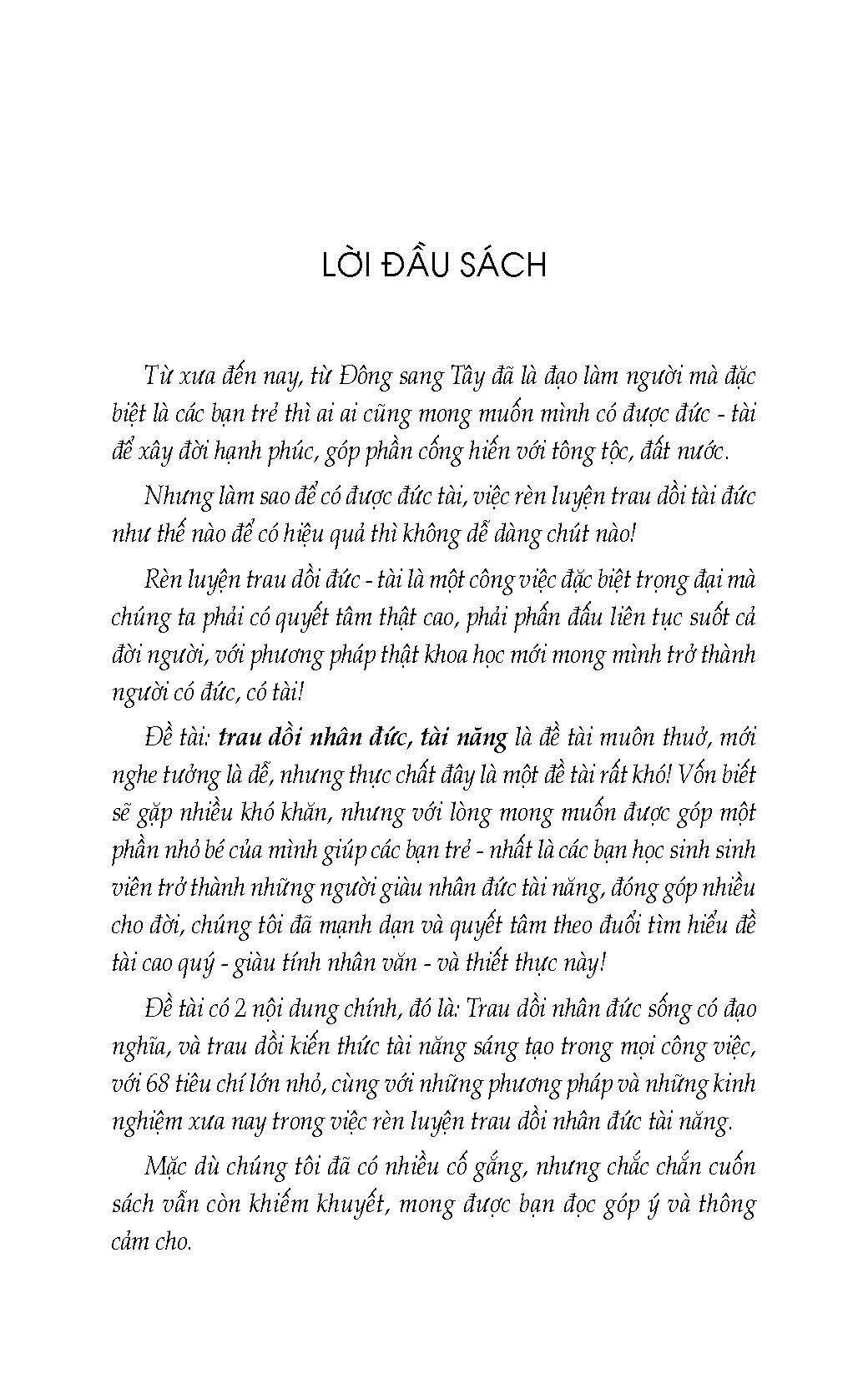 Bạn Trẻ Với Trau Dồi Nhân Đức, Tài Năng