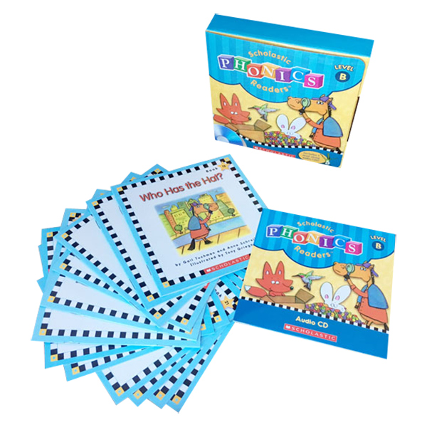 [Hàng thanh lý miễn đổi trả] Scholastic Phonics Readers B (With 12 Books + 2 CDs)