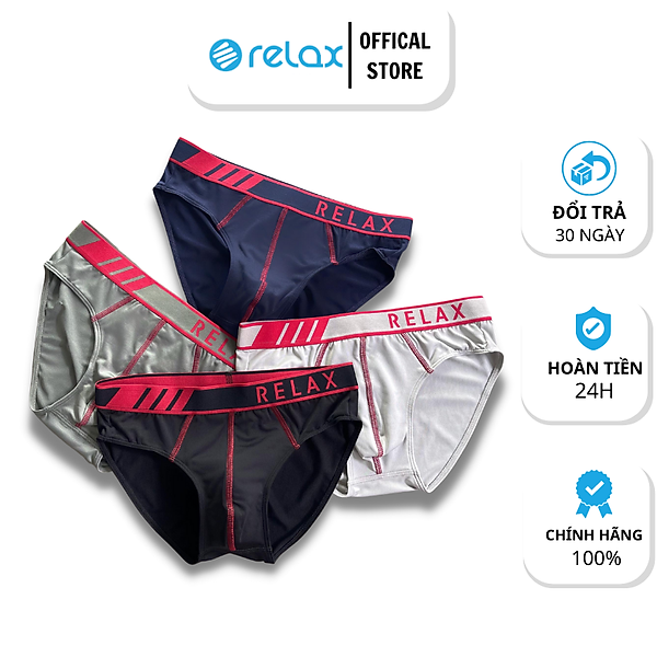 quần lót nam relax underwear thun lạnh cao cấp chính hãng, quần sip nam rltk16