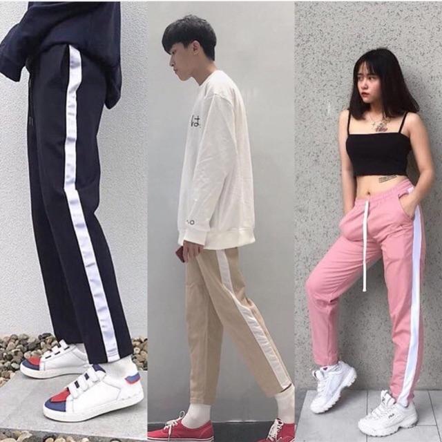 Quần Kaki 1 Sọc &amp; 2 Sọc Unisex