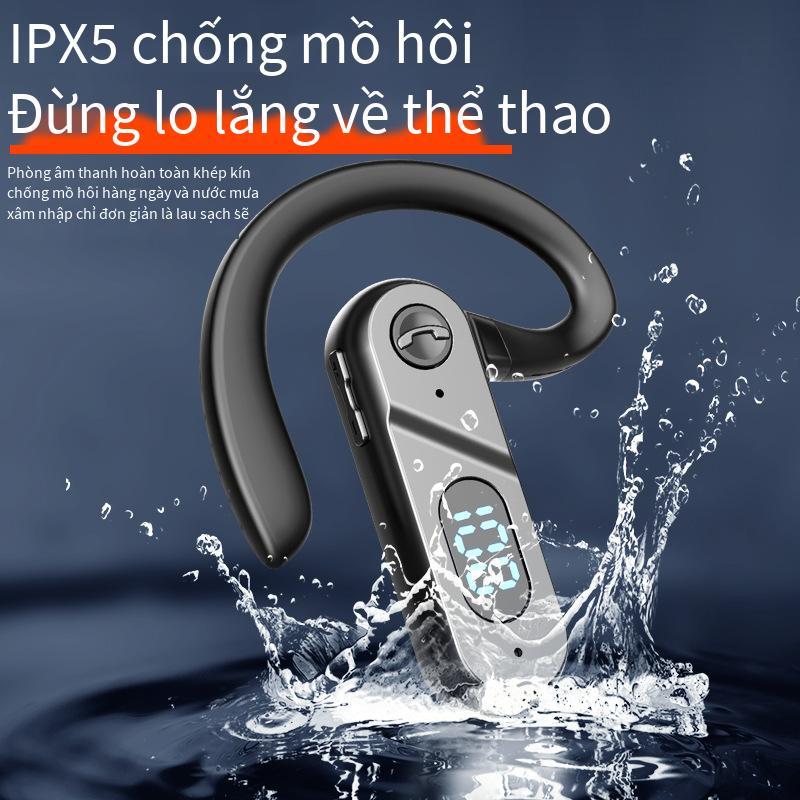 Đảm bảo chất lượng V28 không dây gắn trong tai dành cho doanh nghiệp không dây công suất lớn khái niệm dẫn truyền màn hình kỹ thuật số Tai nghe Bluetooth một tai 5.2