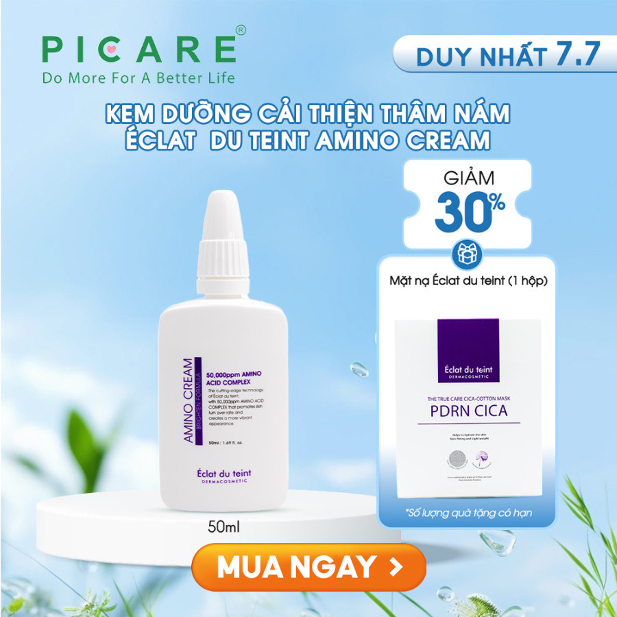 Kem Dưỡng Sáng Da, Giảm Sắc Tố Éclat Du Teint Amino Cream Brighten Formula 50ml