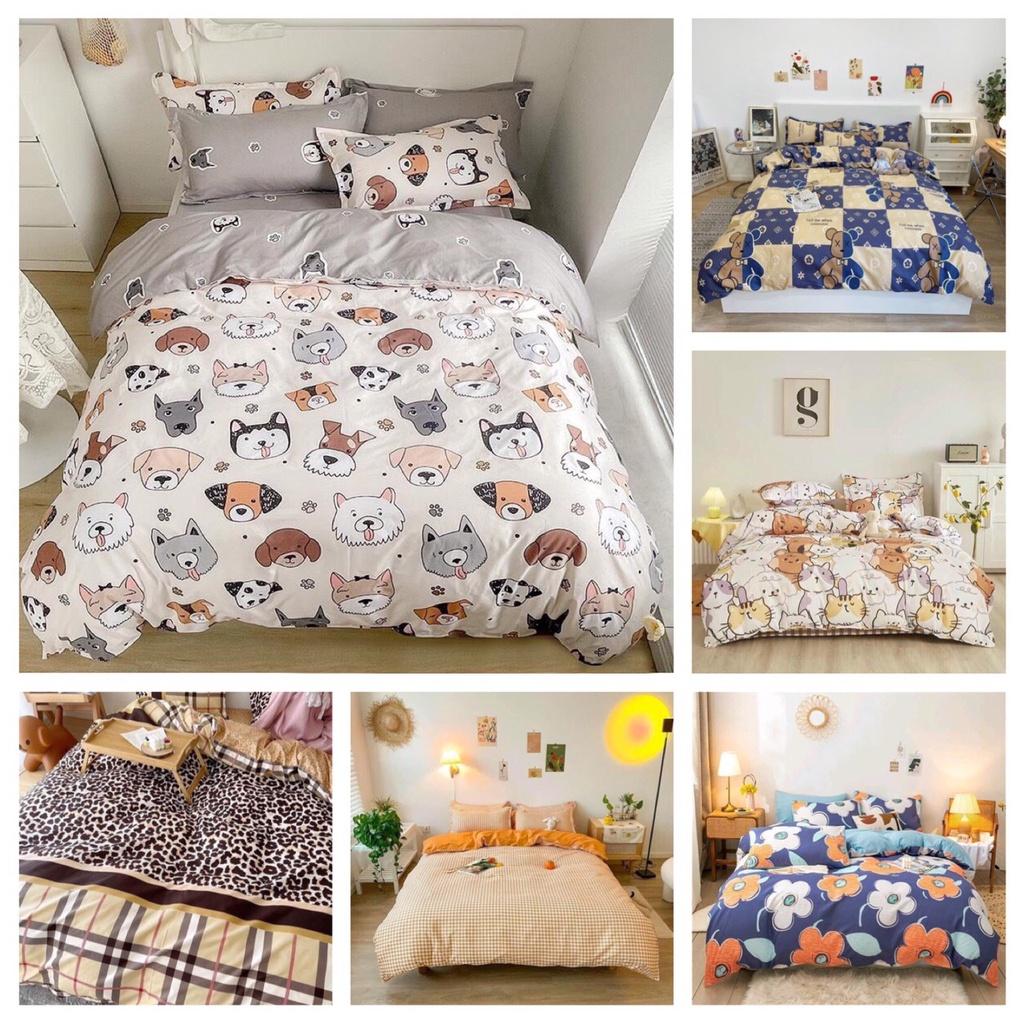 Bộ Chăn Ga Gối Cotton Poly Set 4 Món Hàng Nhập Khẩu