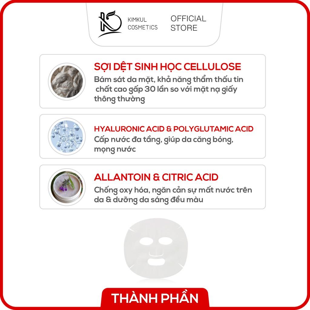 Mặt nạ Collagen Hàn Quốc KimKul HA Collagen Bio-Cell Mask trắng da ngừa mụn chống lão hóa