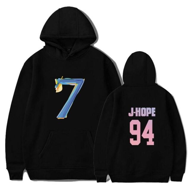 Áo Hoodie BTS Map 7 các thành viên