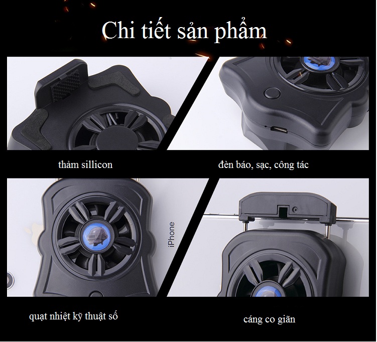 Bộ tản nhiệt điện thoại P9 cao cấp ( Tản nhiệt nhanh )