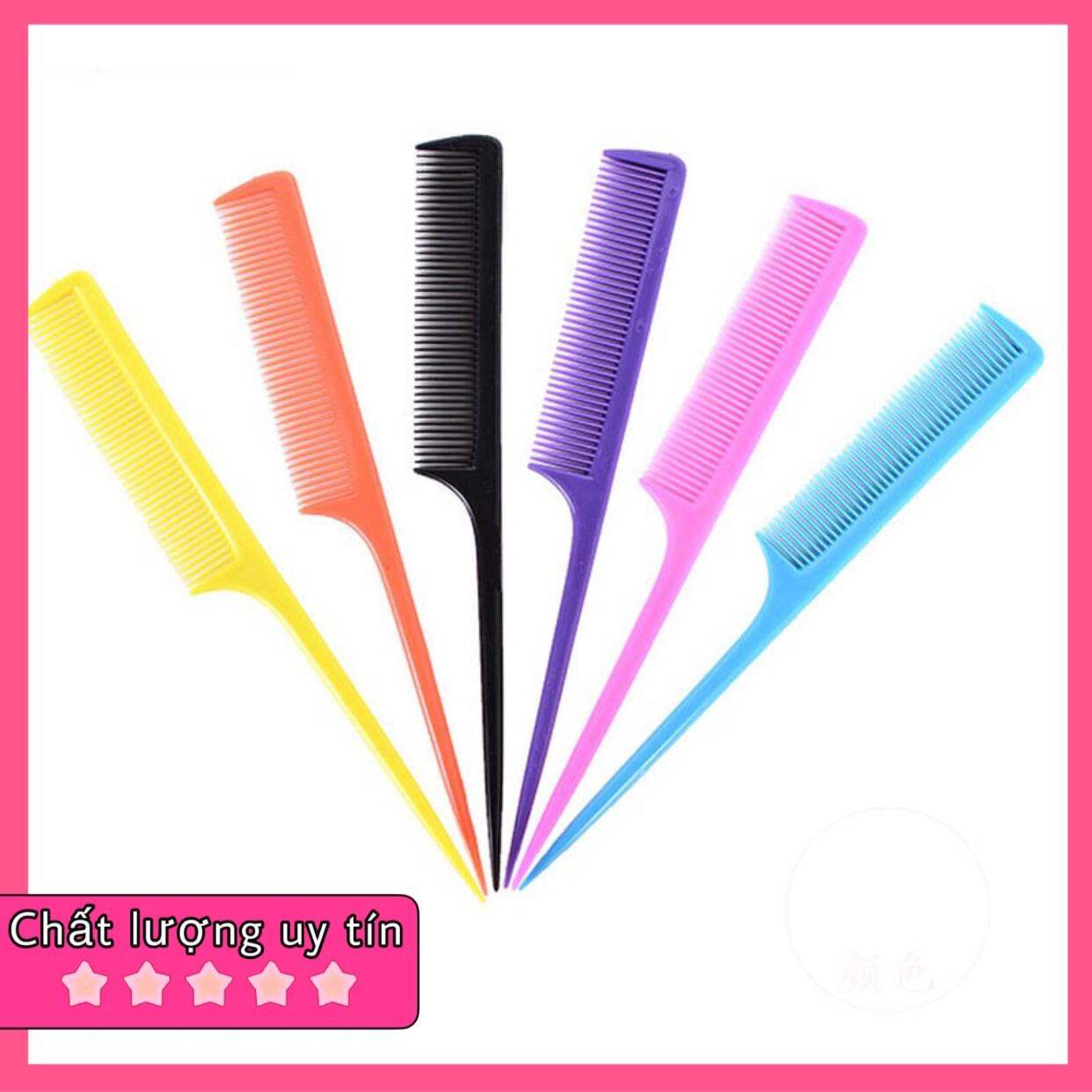 Set 10 Lược Chải Tóc Rẽ Ngôi Tạo Kiểu Tóc