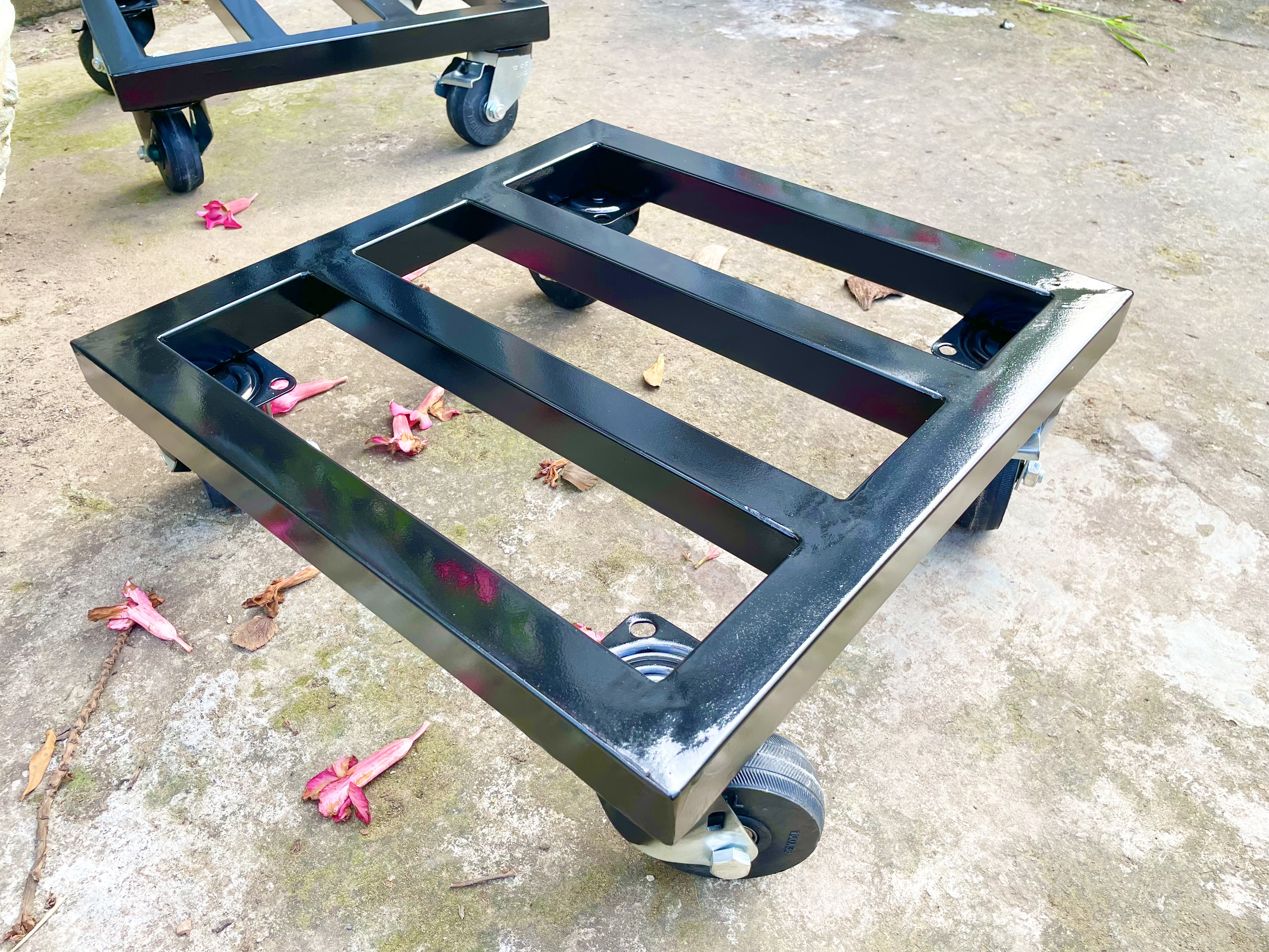 Bệ đỡ chậu kiểng size 50x50 - Đôn kê chậu kiểng bánh xe - Chịu tải 500KG