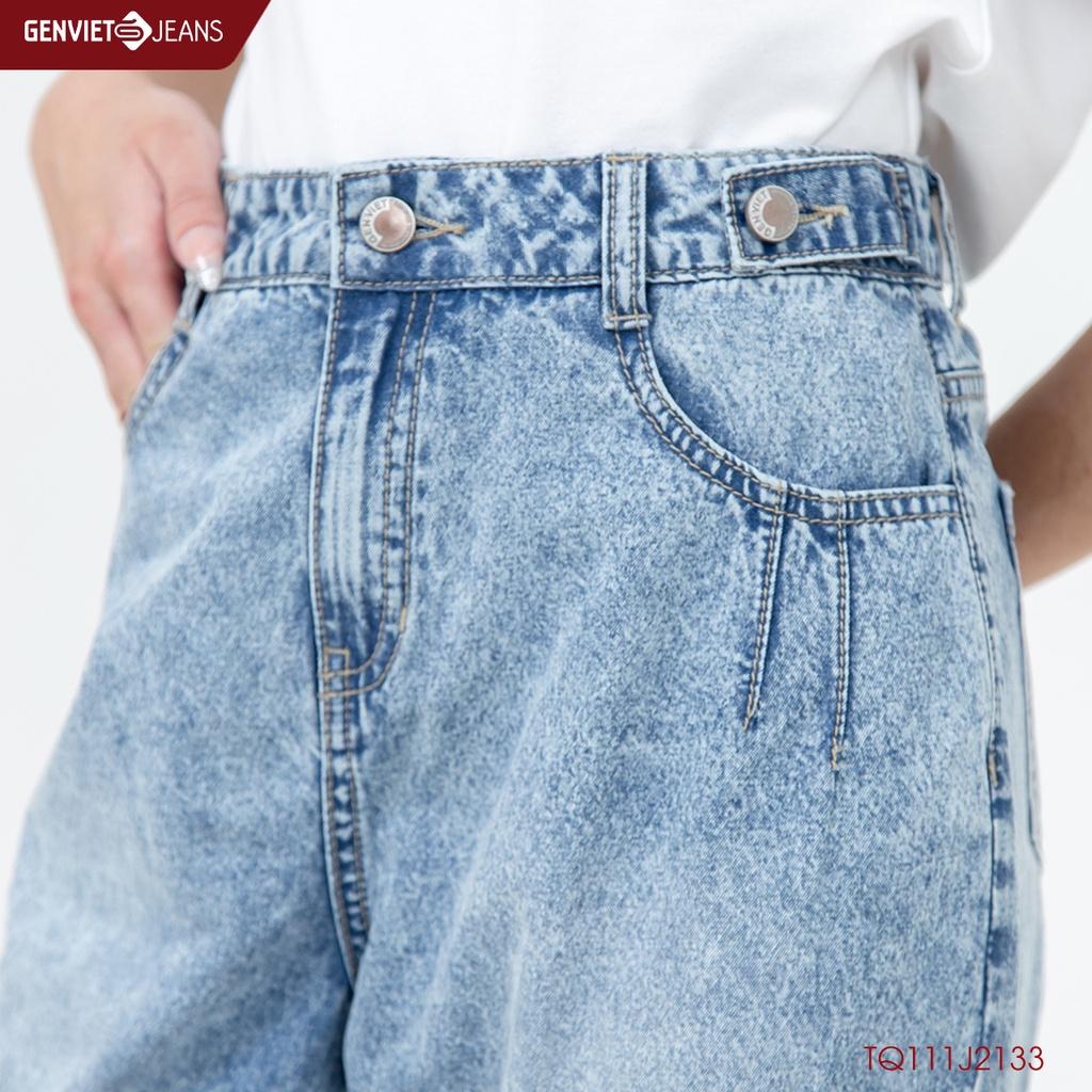 Quần Jeans Nữ Jogger GENVIET TQ111J2133