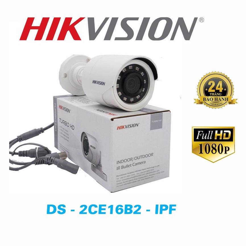 Trọn Bộ Camera Hikvision quan sát trong nhà ngoài trời chống trộm chính hãng Full phụ kiện - Hàng chính hãng