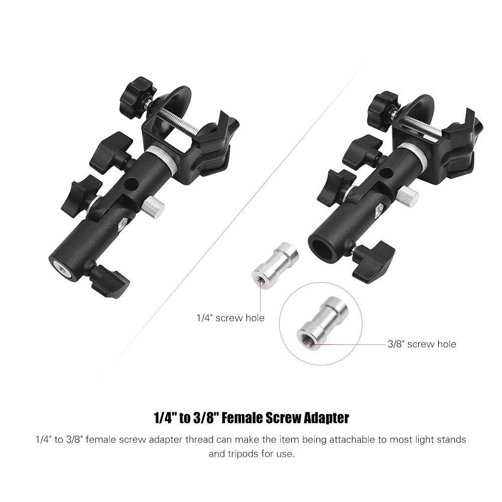 Giá đỡ Kẹp C đa chức năng với Giá đỡ phản xạ ô và 1/4 "đến 3/8"