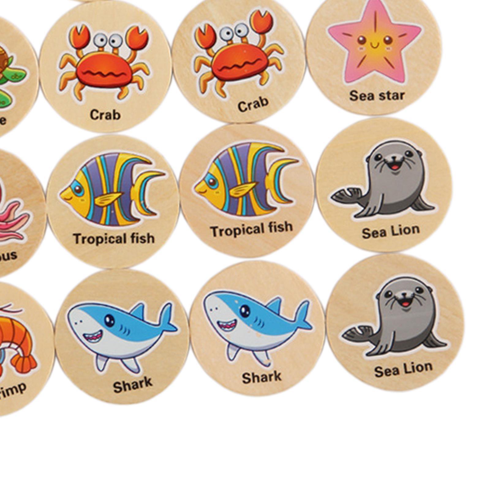 Memory Matching Game Cognitive Ability Toy for Ages 3 and up Development Toy