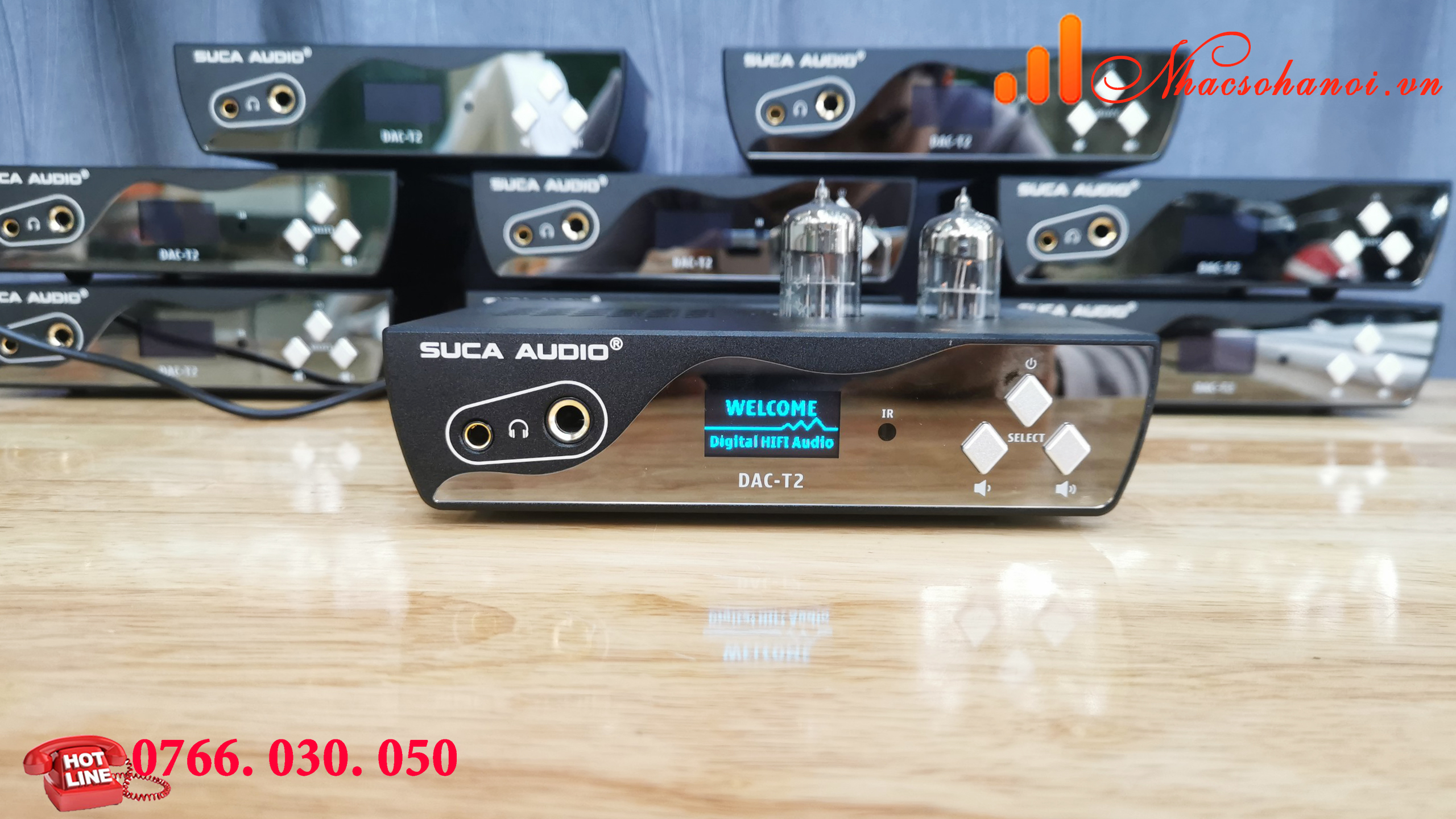 SUCA -AUDIO DAC T2 GIẢI MÃ TÍCH HỢP PRE ĐÈN HỖ TRỢ DSD512-CHÍNH HÃNG