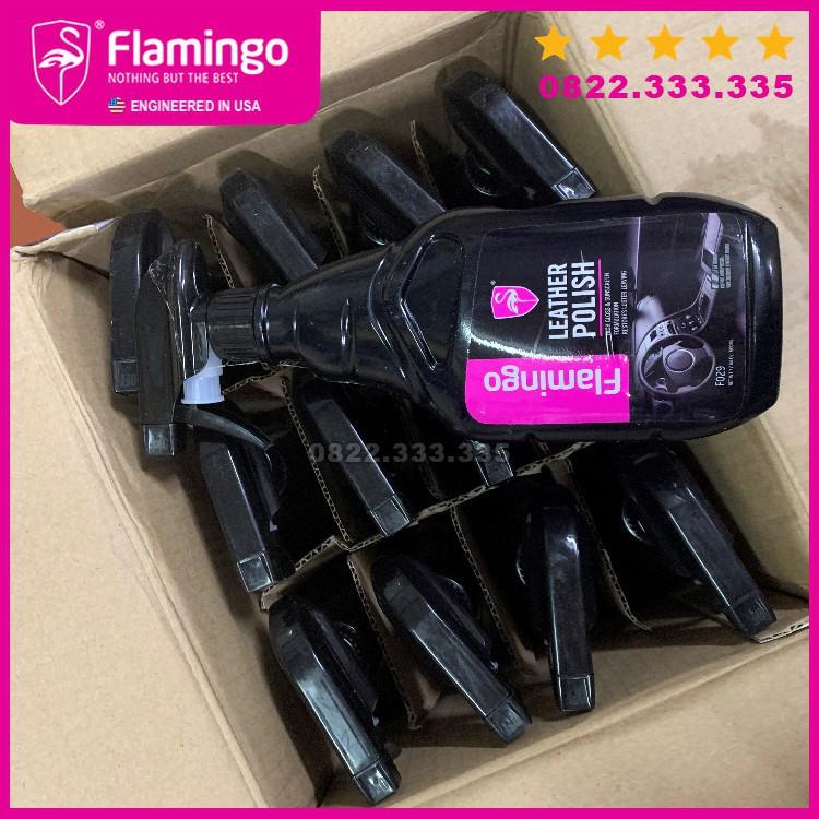 Xịt dưỡng nội thất ghế da Flamingo leather polish F029 loại cao cấp hàng chính hãng