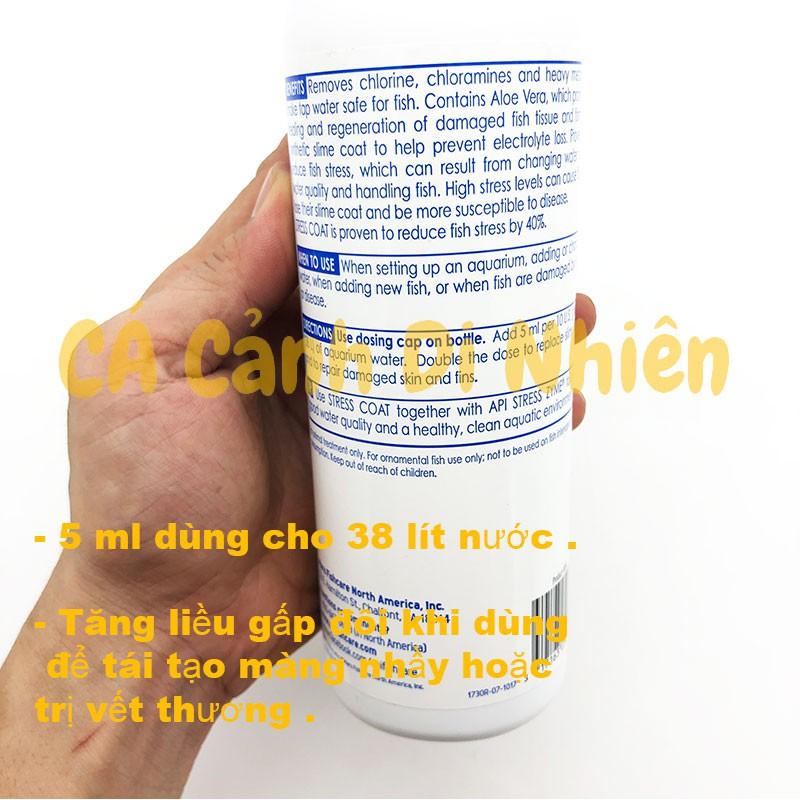 Dung dịch giảm Stress khử độc nước API STRESS COAT+ chai 473 ML