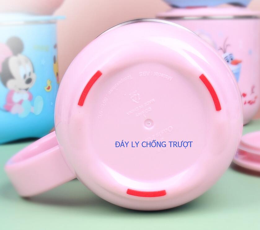 Ly uống nước Inox in hình - Disney cho bé