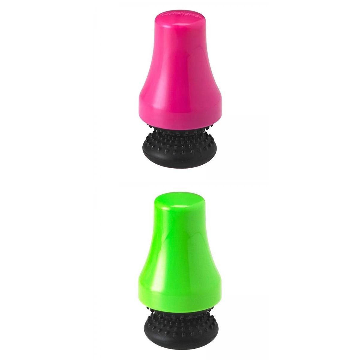 2x Silicone Brush Cleaner Magneitc Glass Spot Bottle Vase Scrubber