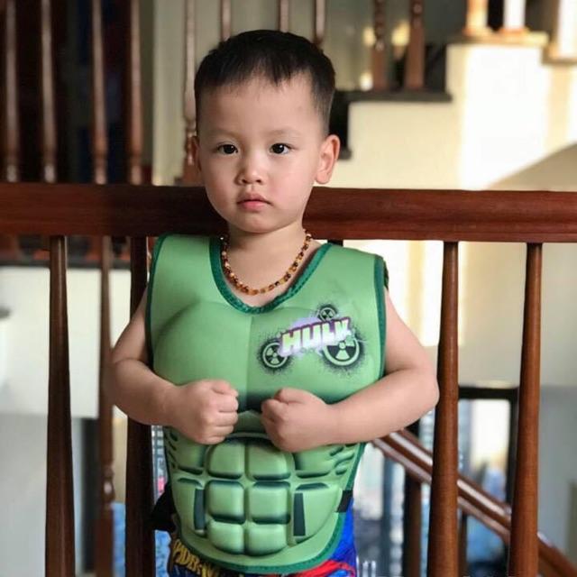 Áo phao bơi cơ bắp hình người khổng lồ xanh Hulk